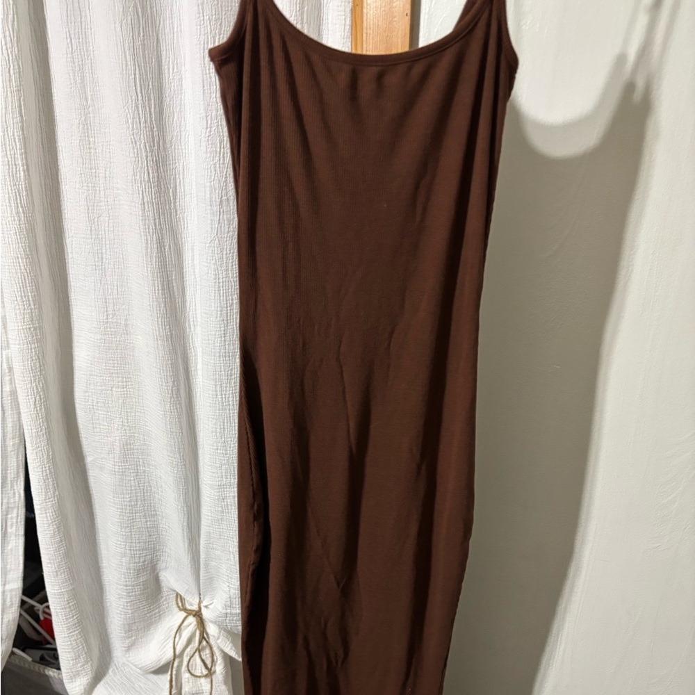 Quince Chocolate Brown Knit Top